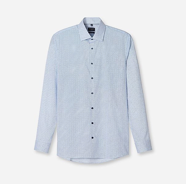 OLYMP Langarmhemd No 6 six super slim, New York Kentkragen, gemustert, Busi günstig online kaufen