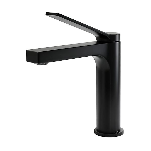 Emke Wasserhahn Waschbeckenarmaturen 195 x 173 x 46 mm Schwarz Matt Mischba günstig online kaufen