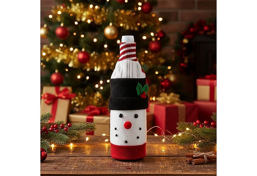 Kamelio Dekofigur Flaschenpullover Weihnachten Flaschenüberzug Weinflaschen günstig online kaufen