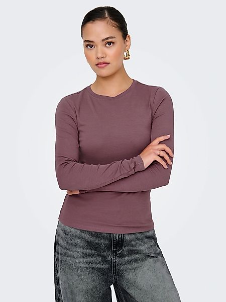 ONLY Langarmshirt "ONLRILEY O-NECK L/S TOP JRS" günstig online kaufen