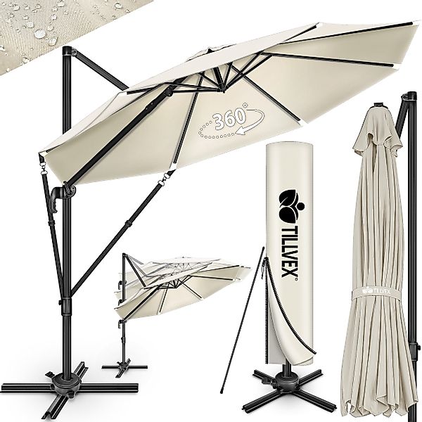 tillvex Sonnenschirm tillvex® Premium Alu Sonnenschirm günstig online kaufen