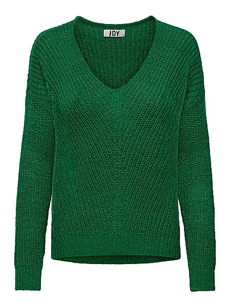 ONLY V-ausschnitt Strickpullover Damen Grün günstig online kaufen