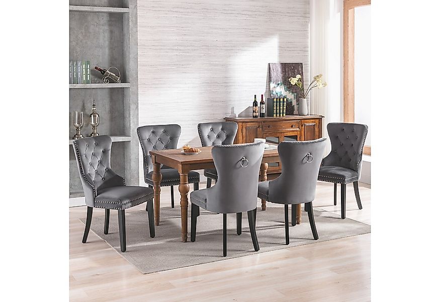 Flieks Esszimmerstuhl (6er Set, 6 St), 6er Set Polsterstühle Küchenstuhl Wo günstig online kaufen