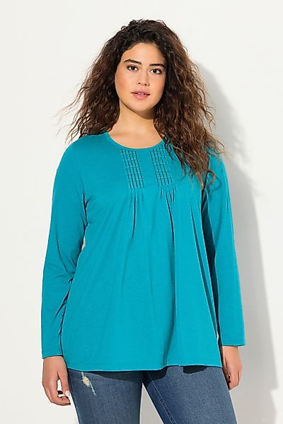 Ulla Popken T-Shirt Shirt Falten Perlen günstig online kaufen