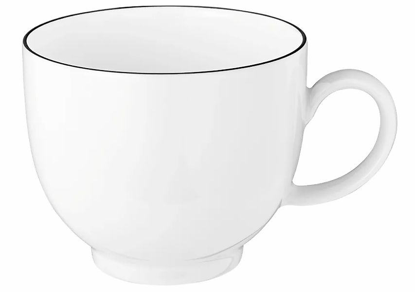 Seltmann Weiden Tasse "Lido Black Line" Kaffeeobertasse 0,22 l günstig online kaufen