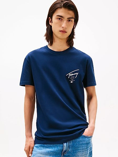 Tommy Jeans T-Shirt "TJM SIGN CITY TEE EXT", Rundhals, regular fit, großer günstig online kaufen