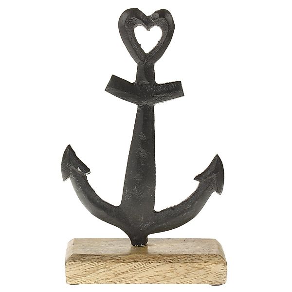 Macosa Home Skulptur Deko-Anker Metall 22 günstig online kaufen