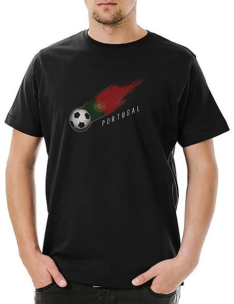 Urban Backwoods Print-Shirt Portugal Football Comet I Herren T-Shirt Portug günstig online kaufen