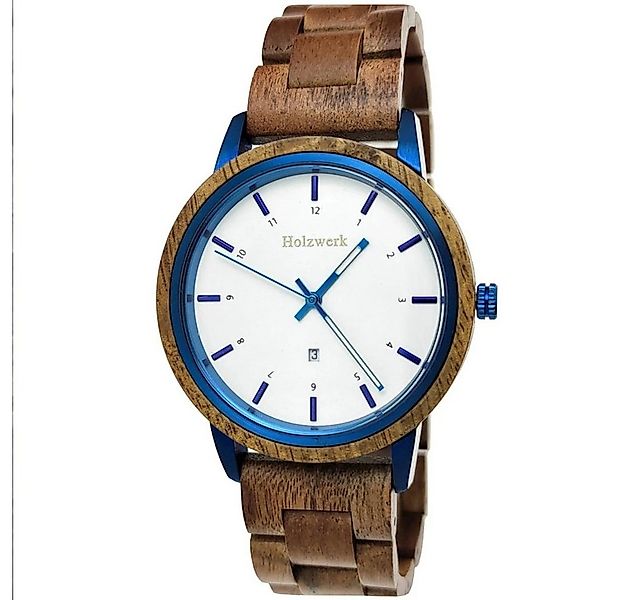 Holzwerk Quarzuhr Holz Armband Uhr mit Datum, (inkl. Armbandkürzer), Holz U günstig online kaufen