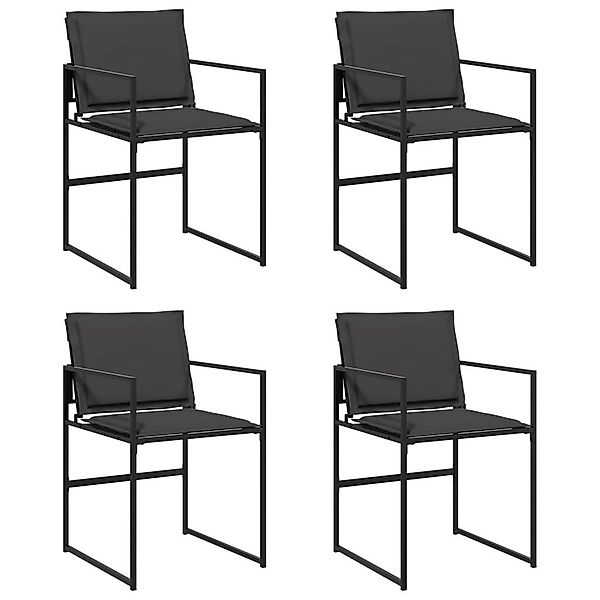 vidaXL Gartenstuhl Gartenstühle mit Kissen 4 günstig online kaufen