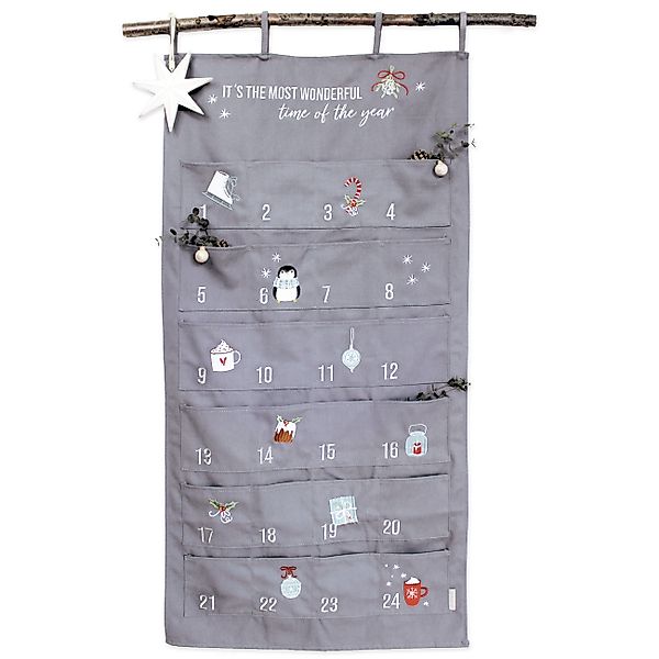 PAPIERDRACHEN befüllbarer Adventskalender Adventskalender Wandteppich aus günstig online kaufen