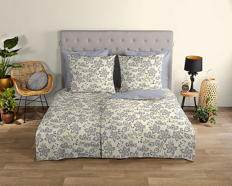 good morning Wendebettwäsche "Vesper" 2 Stk. tlg. 100% Baumwolle, Renforcé, günstig online kaufen