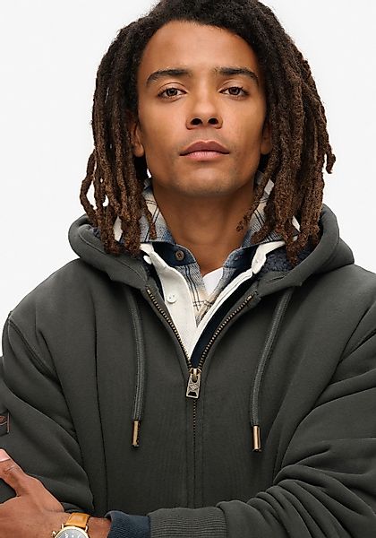 Superdry Kapuzensweatjacke "Borg Lined Ziphood" günstig online kaufen