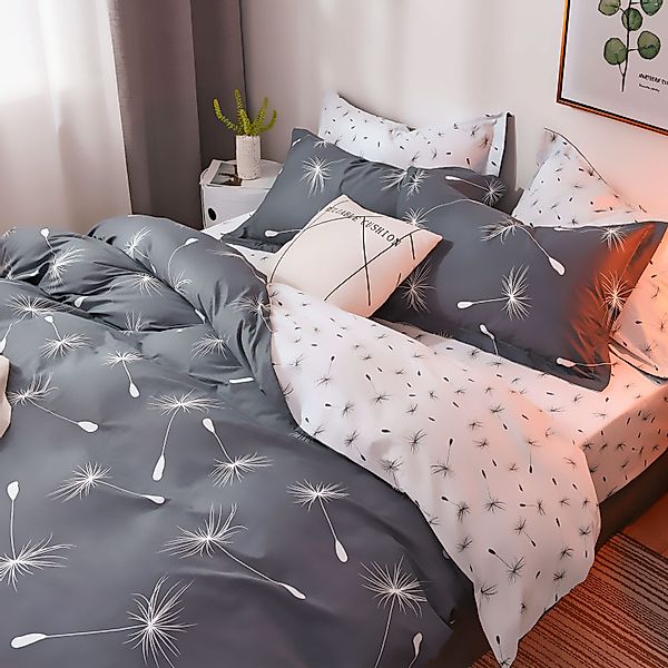 KEAYOO Bettwäsche Löwenzahnsamen, Baumwolle, 4 teilig, günstig online kaufen