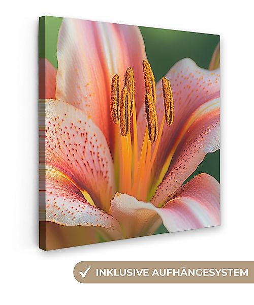 OneMillionCanvasses® Leinwandbild Lilie - Nahaufnahme - günstig online kaufen