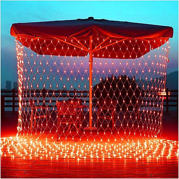 Sunicol LED-Lichterkette Wasserdicht LED Lichternetz Weihnachtsdeko, günstig online kaufen
