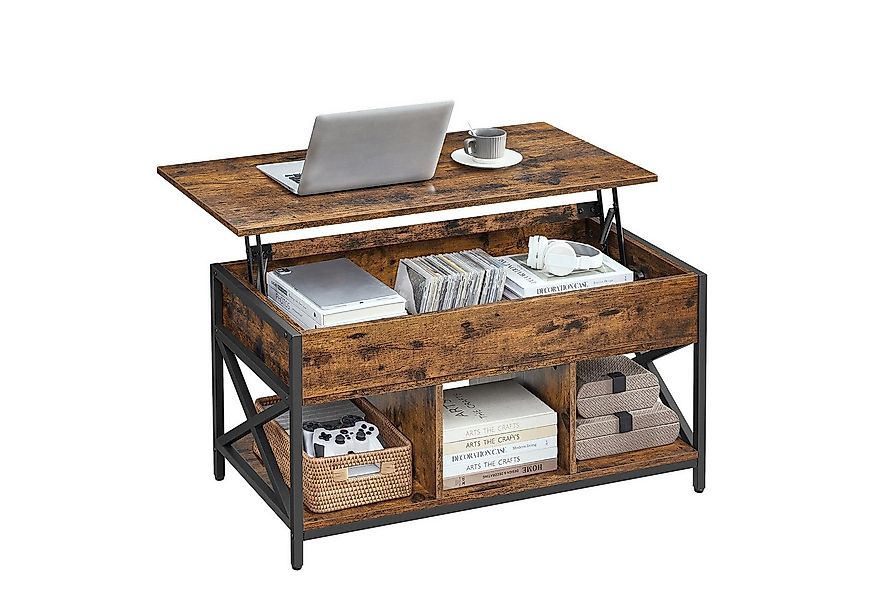 VASAGLE Couchtisch, höhenverstellbarer Wohnzimmertisch, 50 x 100 x (46,5-62 günstig online kaufen