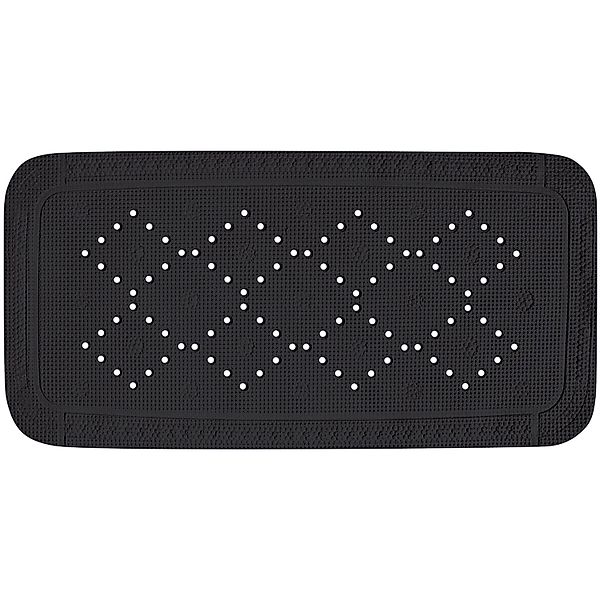 Spirella Wanneneinlage Alaska 91 cm x 36 cm Schwarz günstig online kaufen