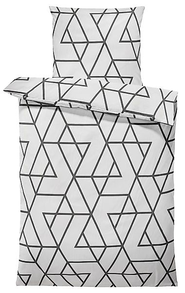 One Home Bettwäsche Geometrisch, Mikrofaser, 4 günstig online kaufen