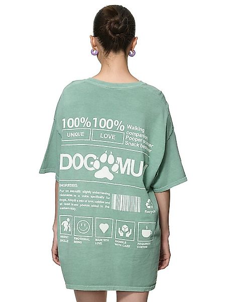 Worldclassca T-Shirt Worldclassca Oversized Print DOG MUM T-Shirt lang Somm günstig online kaufen