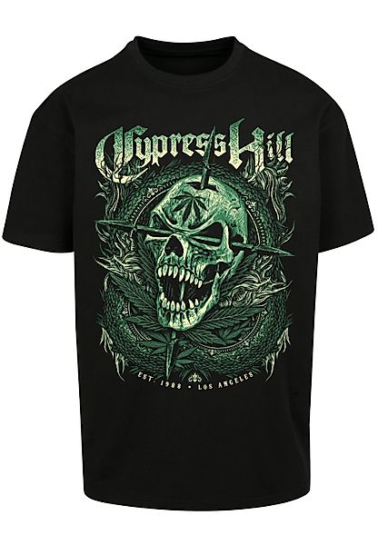 MisterTee Kurzarmshirt "Herren Cypress Hill Skull Face Oversize Tee", (1 tl günstig online kaufen