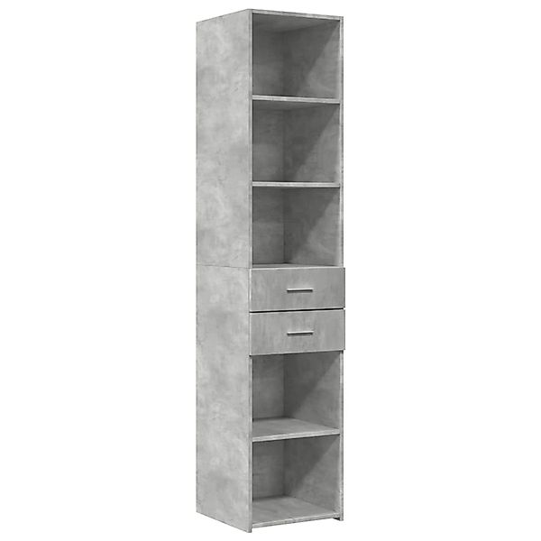 vidaXL Highboard Betongrau 40x42,5x185 cm Holzwerkstoff 3281444 günstig online kaufen