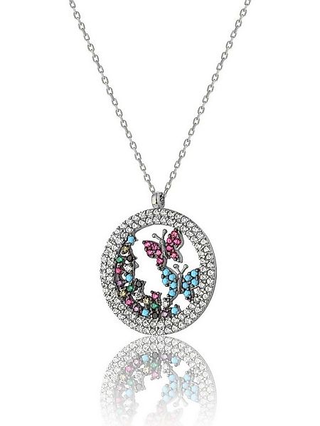 Nisan Kette und Anhänger Set, 925 Sterling Silber Damen Halskette – Schmett günstig online kaufen