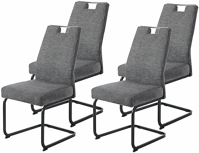 HELA Freischwinger »KERTIN« (Set) 4 Stk.XL Sitzbreite, Griff, Federkorb, 14 günstig online kaufen