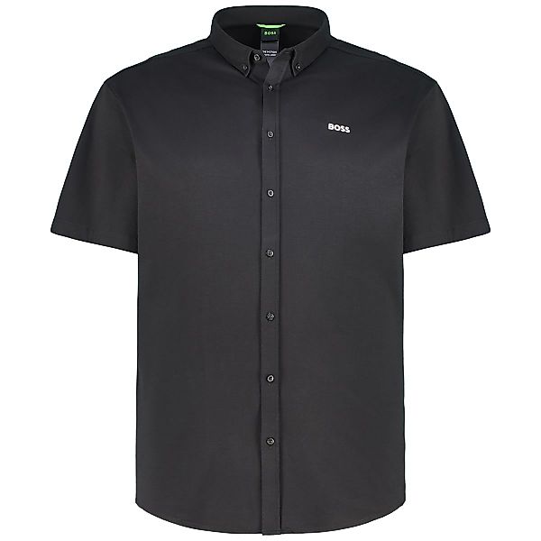 BOSS Freizeithemd aus Baumwolle Farbe schwarz Größe: 6XL günstig online kaufen
