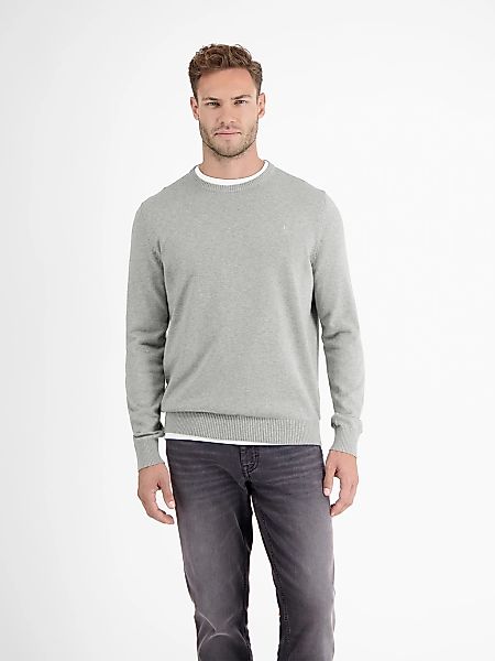LERROS Strickpullover "Crewneck Strickpullover" Weicher Strick-Pullover, Ru günstig online kaufen