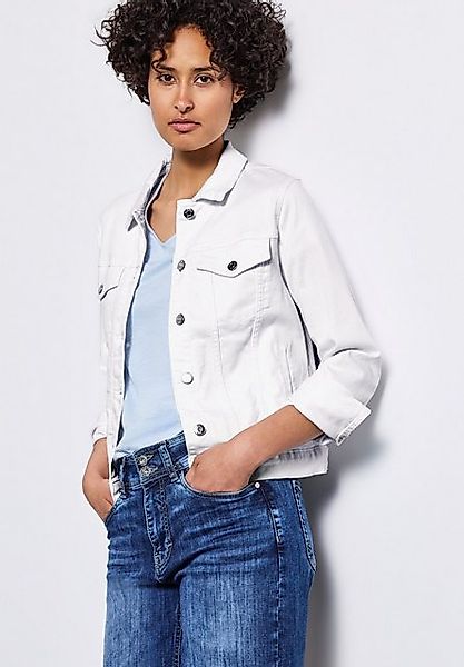 STREET ONE Jeansjacke Style Lea mit Knopfleiste und Stretch günstig online kaufen