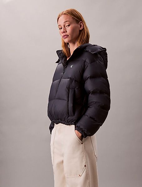 Calvin Klein Jeans Steppjacke "ESSENTIAL MIDWEIGHT PUFFER JACKE", mit Kapuz günstig online kaufen