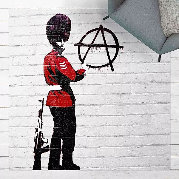 Vinyl-Teppich Anarchist Soldier - Brandalised ft. Graffiti by Banksy günstig online kaufen