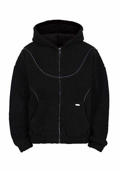 Dropsize Kapuzenpullover "Dropsize WAVY TEDDY ZIP HOODIE" 1 tlg. günstig online kaufen
