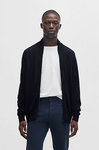 BOSS ORANGE Strickjacke Avac mit Logostickerei günstig online kaufen