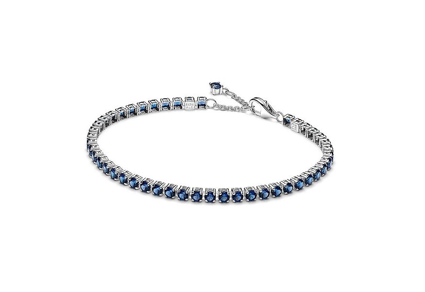 Pandora Tennisarmband Damen Tennis-Silber Funkelndes Blau günstig online kaufen