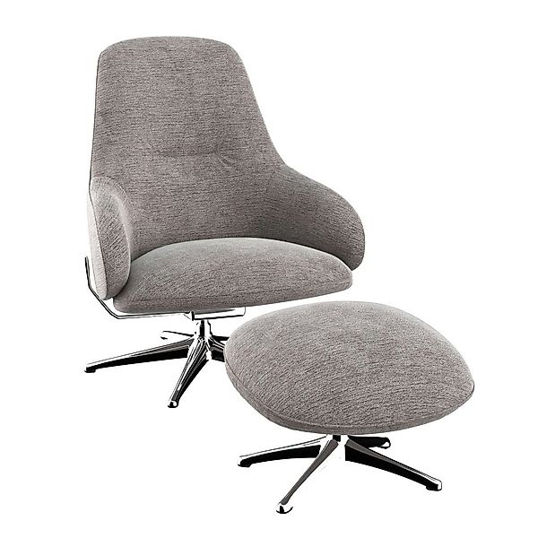 FLEXLUX Drehsessel »Falcone, TV-Loungesessel, Fernsehsessel, Polstersessel, günstig online kaufen
