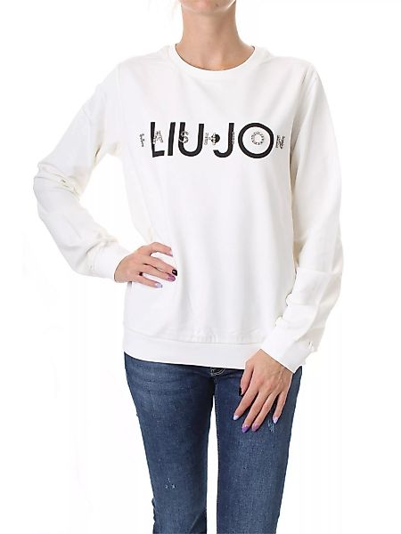 liujo Sweatshirt Damen weiß cotone günstig online kaufen