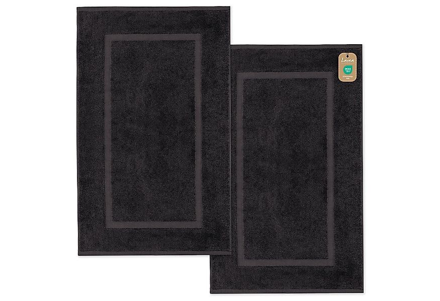 Lavea Handtuch Set Frottierserie Elena, Badematte - 100% Baumwolle (Set, 2- günstig online kaufen
