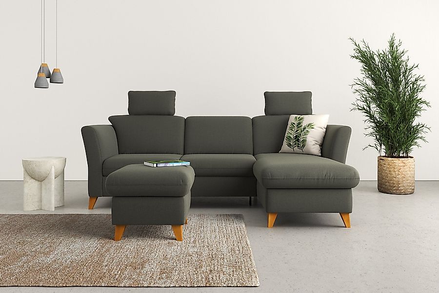 Home affaire Ecksofa Trelleborg L-Form, Federkern-Polsterung, günstig online kaufen