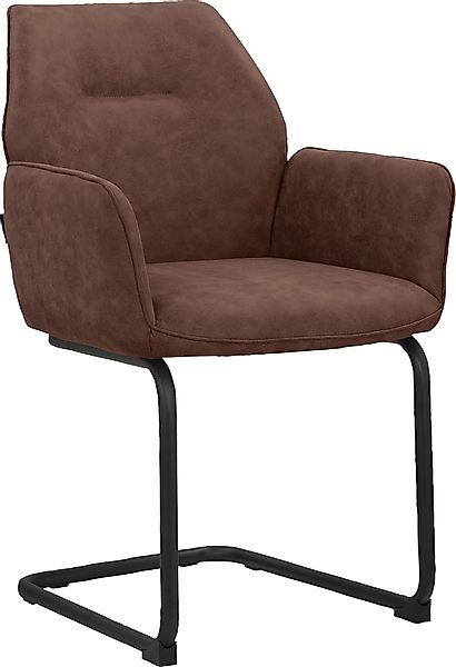 PLACES OF STYLE Armlehnstuhl »Ginevra« () 2 Stk. Microfaser Sitz und Rücken günstig online kaufen