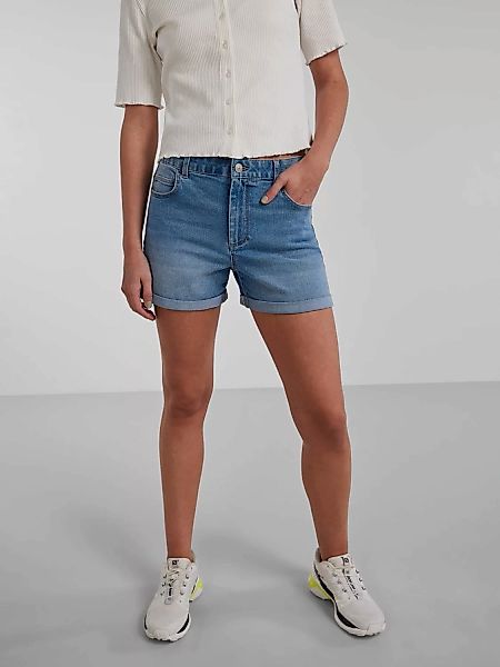 pieces Jeansshorts "PCPEGGY MW SHORTS LB NOOS BC" günstig online kaufen