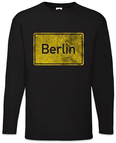 Urban Backwoods Langarmshirt Berlin Road Sign Langarm T-Shirt Germany City günstig online kaufen