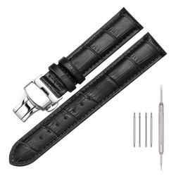 BTTO Uhrenarmband Leder Uhrenarmband Erhältlich, 18mm/20 günstig online kaufen