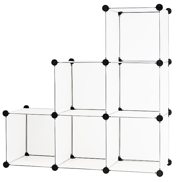 KOMFOTTEU Standregal Würfelregal, mit 6 Cubes, günstig online kaufen