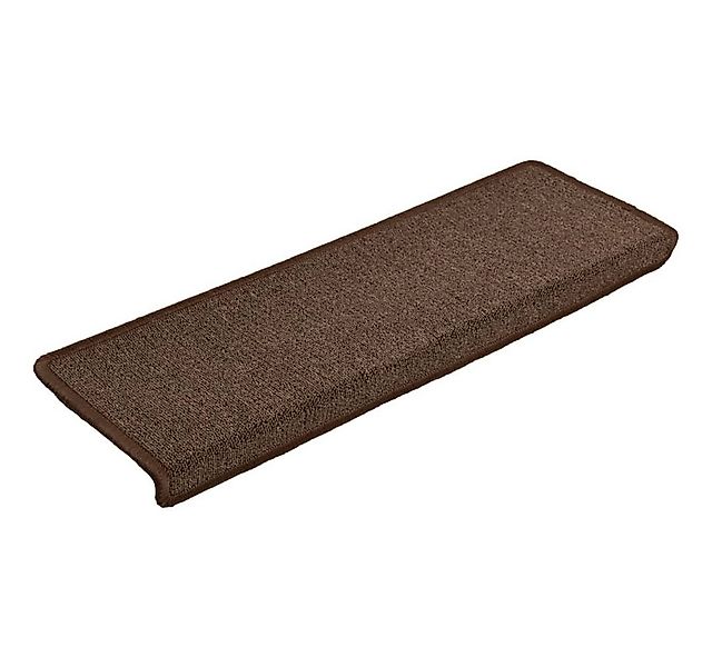 vidaXL Stufenmatte Stufenmatten 15 Stk. 65x21x4 cm Braun Rechteckiger Rand, günstig online kaufen