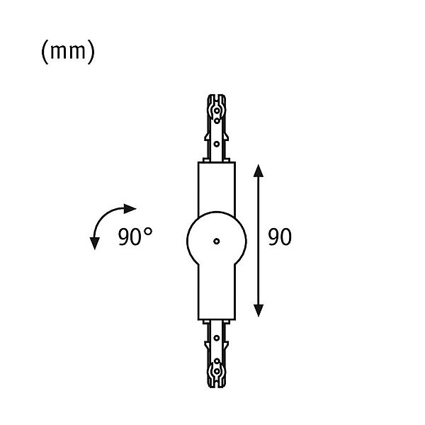 Paulmann URail Gelenkverbinder, weiß, max. 1000W günstig online kaufen