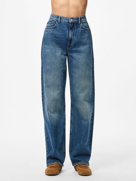 pieces High-waist-Jeans PCKATE HW STRAIGHT JEANS günstig online kaufen