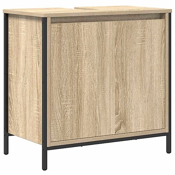 vidaXL Waschbeckenunterschrank Sonoma-Eiche 60x34,5x60 cm 861893 günstig online kaufen