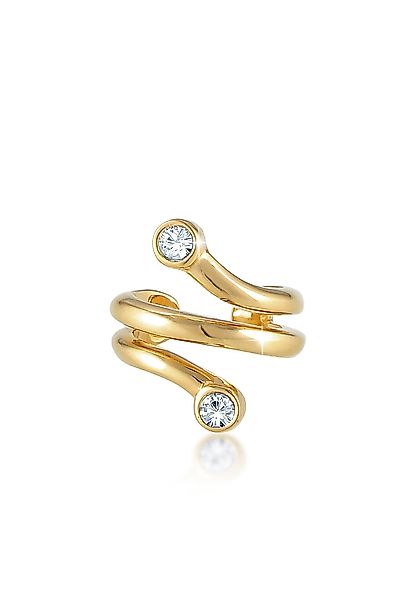 Elli Single-Ohrhaken Single Earcuff Ohrklemme Glas günstig online kaufen